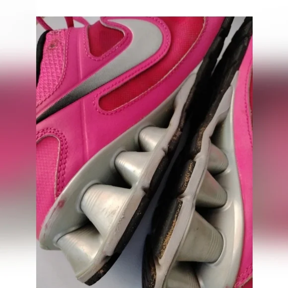 Nike Reax Run 8 Running Athletic Shoes Women's Size 7.5 Pink Silver 599562-600 - Picture 6 of 9